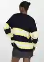 Buzo Jersey Abril Navy Talla S Mujer Mango