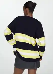 Buzo Jersey Abril Navy Talla S Mujer Mango