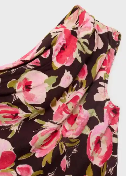 Blusa Winner Marrón Talla XL Mujer Mango