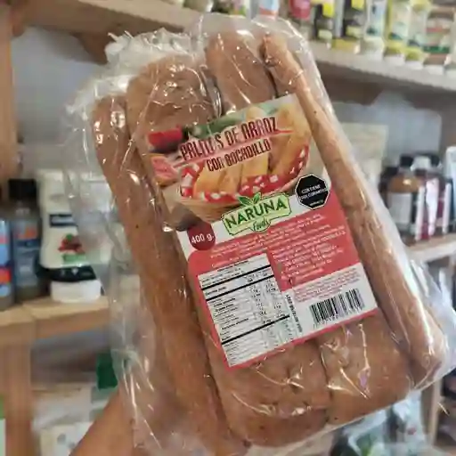 Palitos de arroz con bocadillo