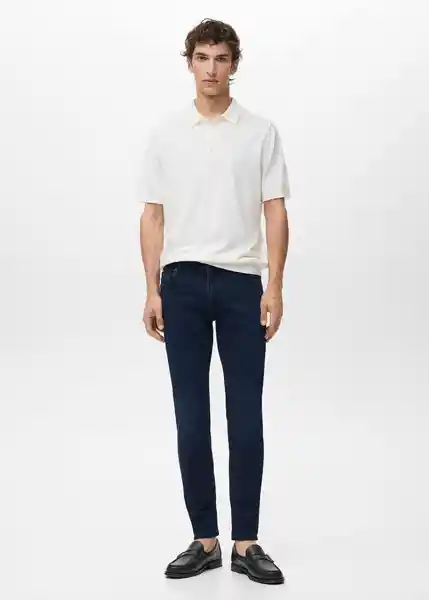 Jean Jude Blueblack Talla 42 Hombre Mango