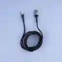 Cable de Carga de Aluminio Mod Cb12B Gris y Negro Miniso