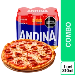 Combo Andina Refajo + Pizza Pepperoni