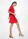 Vestido Nataliac-W Rojo Talla M Mujer Mango