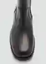 Botines Square Negro Talla 42 Hombre Mango