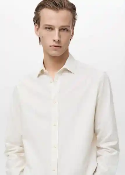 Camisa Soller Arena Talla L Hombre Mango