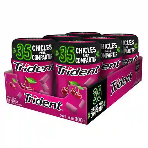 Trident Chicle Sabor Cereza