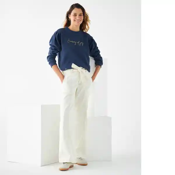 Pantalón Blaco Talla 4 114001 631F002 Esprit