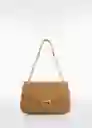 Bolso M Bruna Camel Talla 99 Mujer Mango