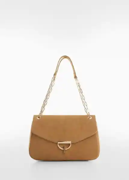 Bolso M Bruna Camel Talla 99 Mujer Mango