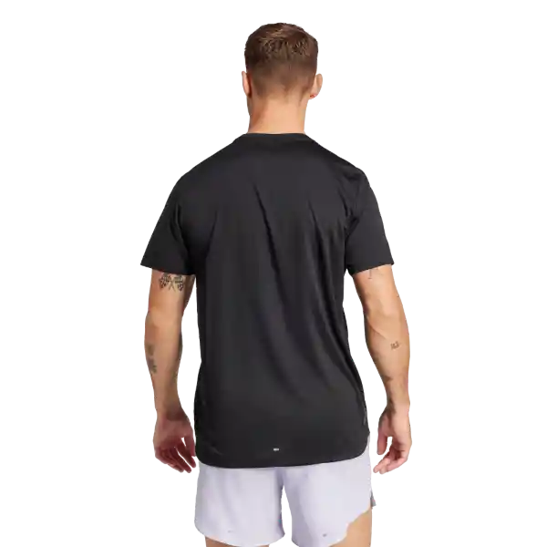 Adidas Camiseta Run It Bl Tee M Correr Hombre Negro Talla XL