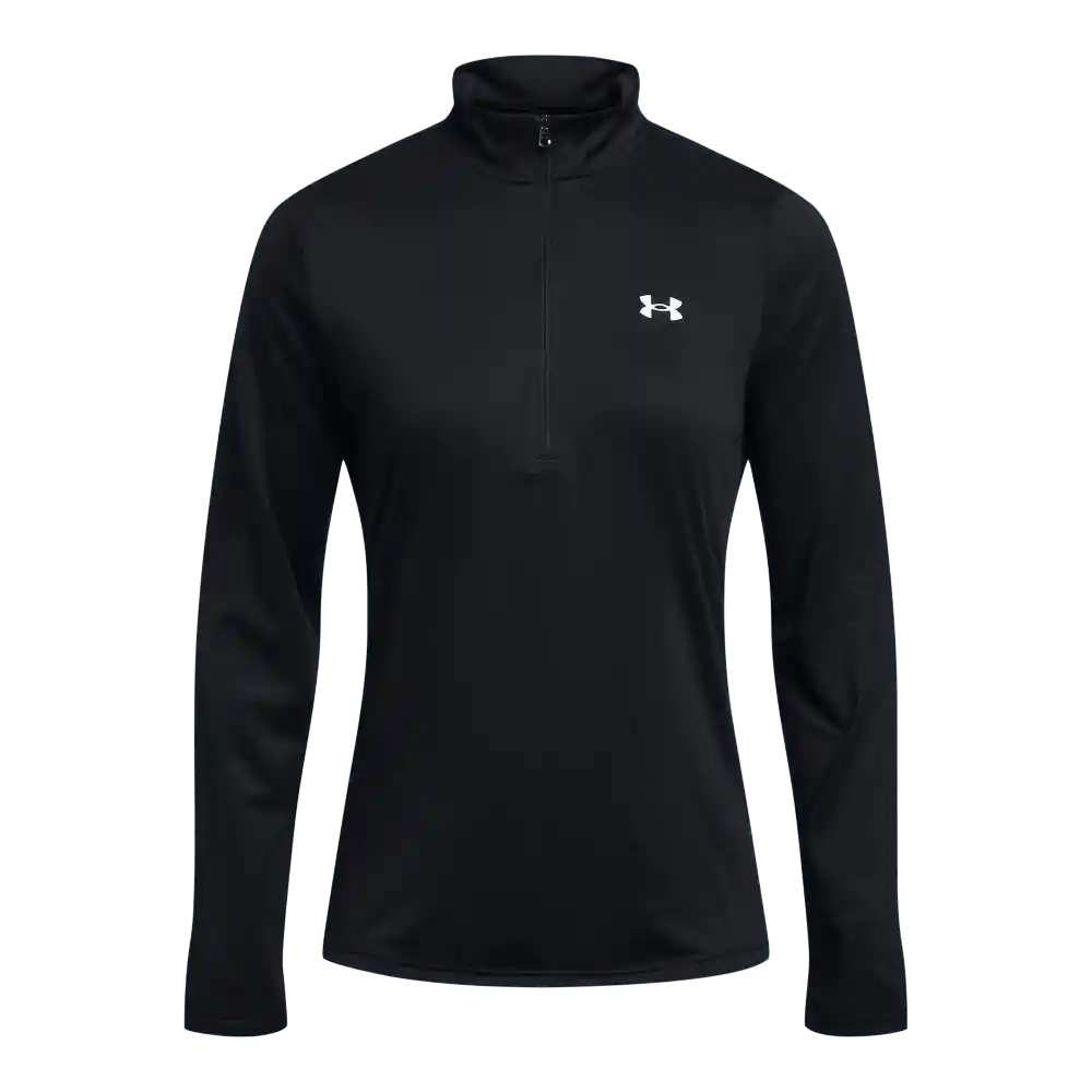 Under Armour Buzo Tech 1/2 Zip- Solid Mujer Negro LG