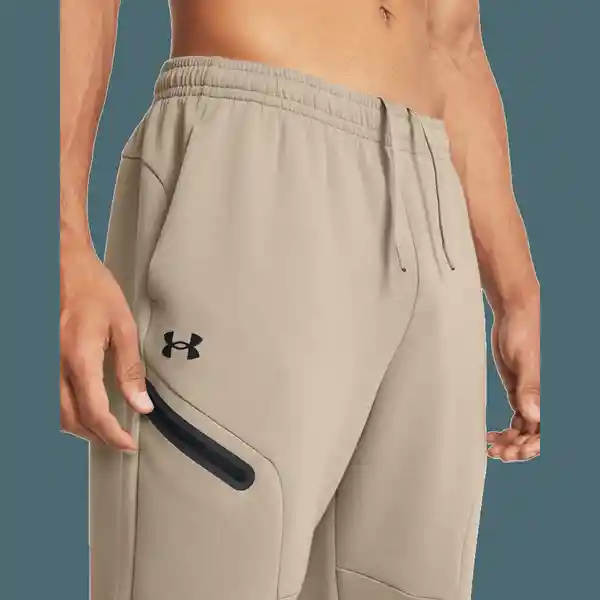 Under Armour Pantalón Unstoppable Flc Hombre Cafe Talla LG