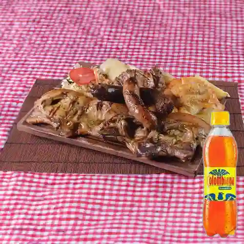 Combo Carne Mixta Res Cerdo&Pollo +Colombiana 250ml