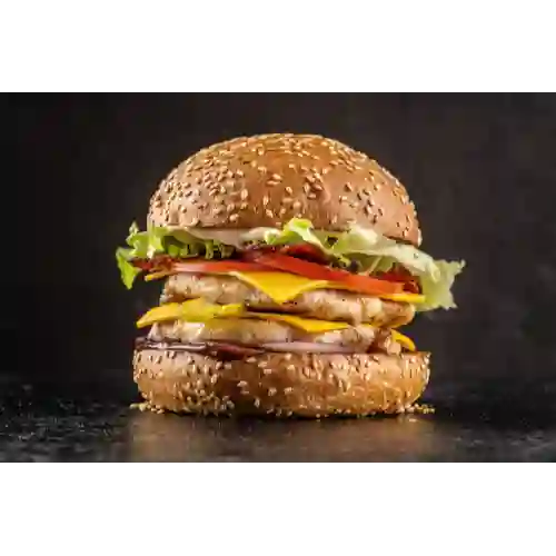 Hamburguesa Mia Doble Pollo 160 G más Be