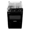Abba Estufa de Piso Horno Gas Natural 4 Puestos Negro Ab 201-6