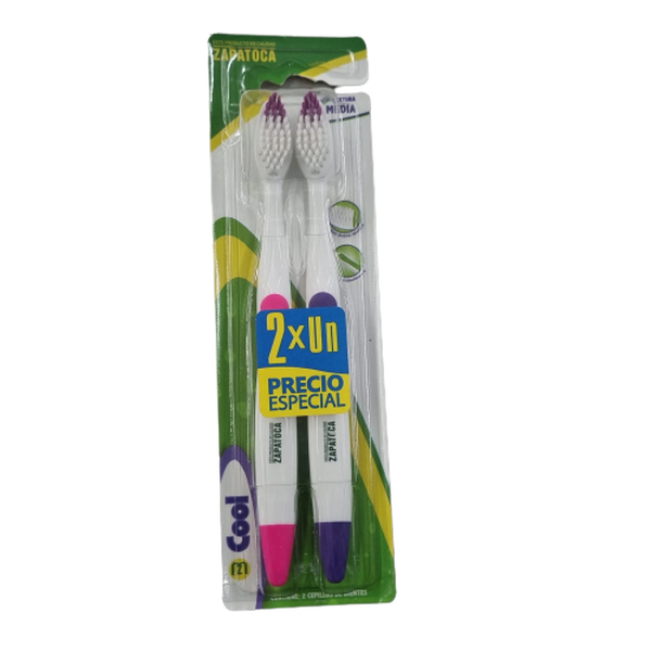 Zapatoca Cepillo Dental Cool 2 x 2 und