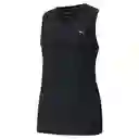 Puma Camiseta Performance Tank Manga Sisa de Mujer Negro Talla L