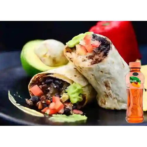 Combo Burrito de Pollo + Fuze Tea Durazno 400ML