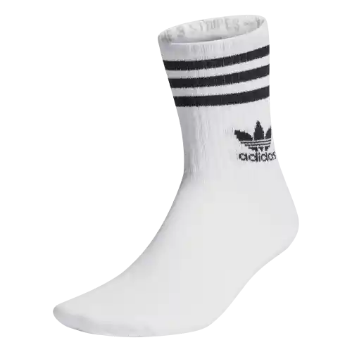 Adidas Calcetines Originals Crew Sock 3Str Unisex Blanco Talla M