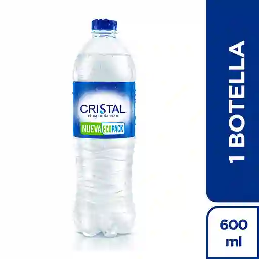 Botella agua 600 ml