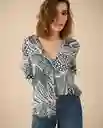 Camisa Azul Bahía Oscuro Talla M 411G017 Esprit