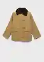 Abrigo Parka Fire Camel Talla M Mujer Mango