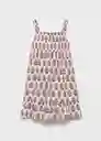 Pijama Tirante Maji Rosa Talla 14 Niñas Mango