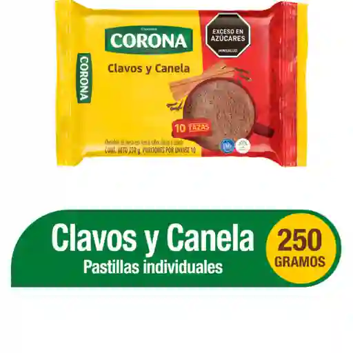 Corona Chocolate de Mesa Sabor Clavos y Canela