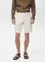 Bermuda Carp Offwhite Talla 38 Hombre Mango