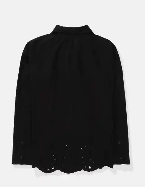 Camisa Mujer Negro Talla Small 6433001 American Eagle