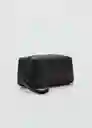 Bolso Toiletxs Negro Talla 99 Hombre Mango