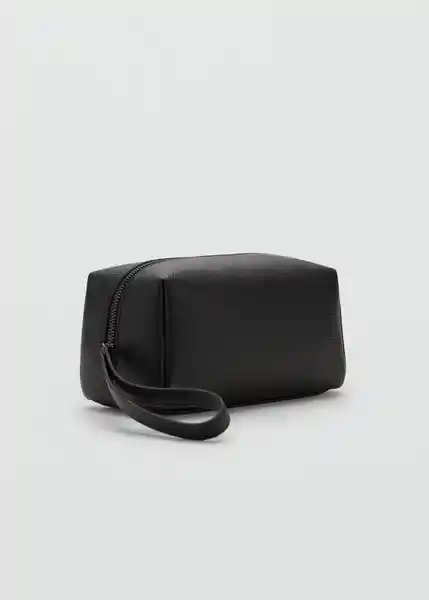 Bolso Toiletxs Negro Talla 99 Hombre Mango