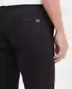 Pantalón Smart Negro Sombrio Ultraoscuro Talla 34 Chevignon
