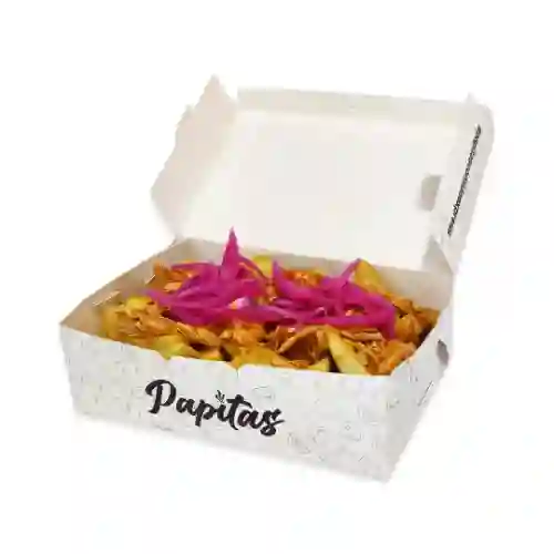 Papitas Tinga de Pollo