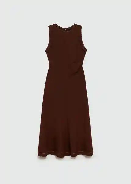 Vestido Rita Marron Talla S Mujer Mango