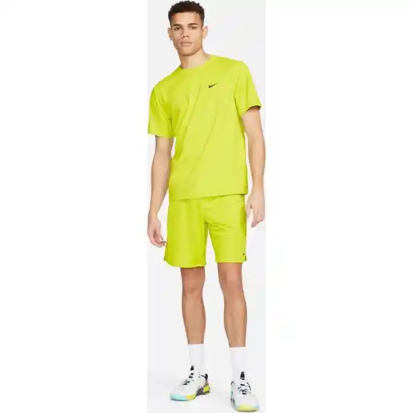 Nike Camiseta Df Uv Hyverse Ss Para Hombre Amarillo Talla S