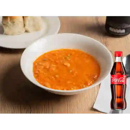 Combo Sopa Minestrone +cocacola Orig 300ml