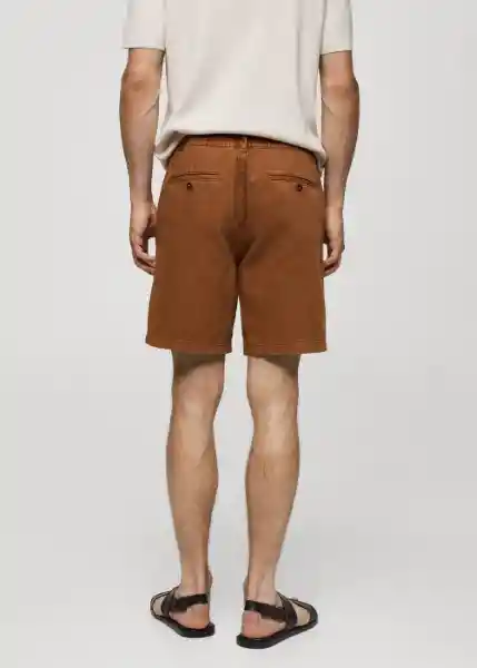 Bermuda Sada Terracota Talla 42 Hombre Mango