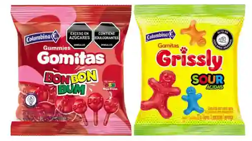 Combo Gomitas Bbb (24Bs/1/45G) + Grissly Sour