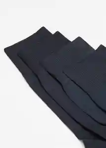 Calcetines Scotnav Navy Talla 42 Hombre Mango