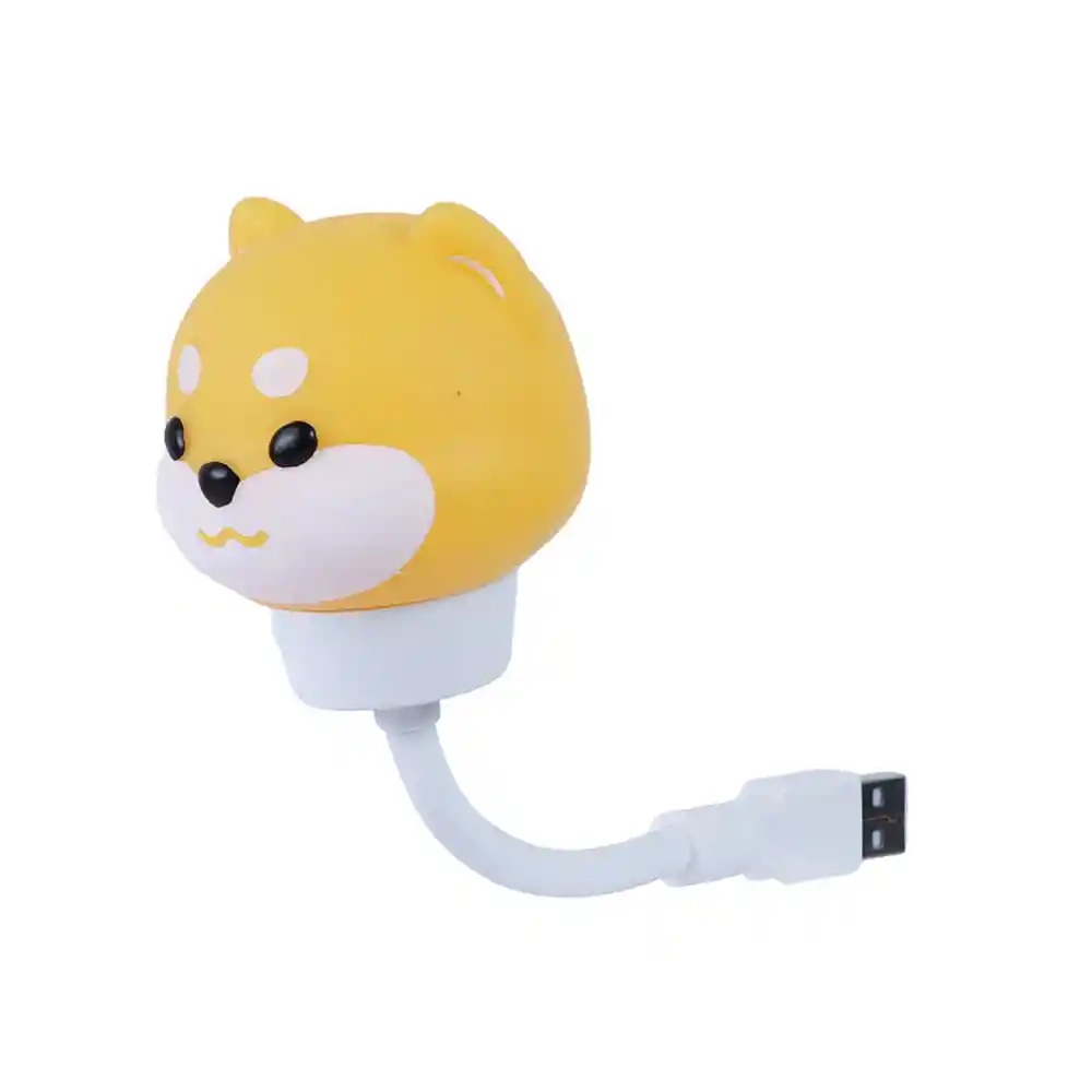 Luz Nocturna de Animales Lindos Usb Shiba Inu Miniso