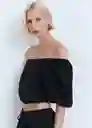 Falda Kimolos Negro Talla S Mujer Mango