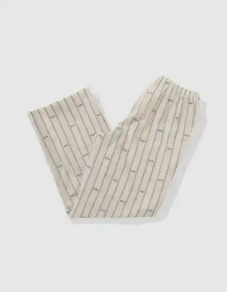 Pantalón de Pijama Aerie Beige MEDIUM 1756109 American Eagle