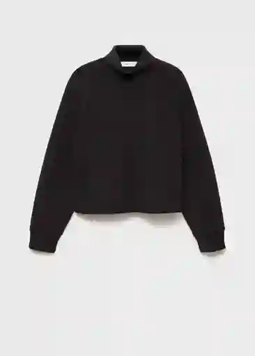 Buzo Sudadera Nei Negro Talla XS Mujer Mango