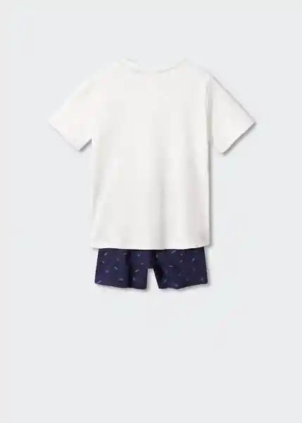 Pijama Zarautz Offwhite Talla 12 Niños Mango