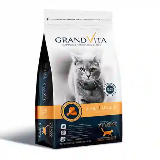 Comida Para Gato Grandvita Adulto 8 Kg