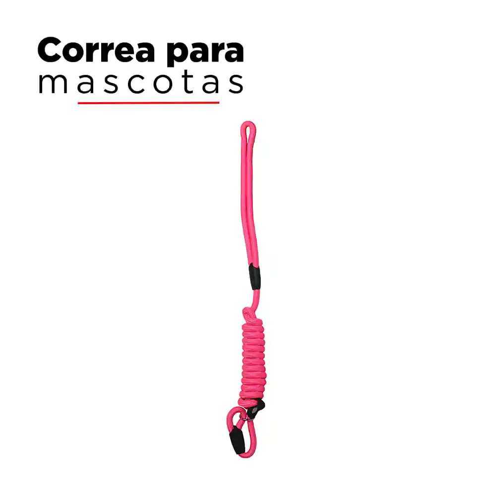 Miniso Correa Para Mascota Pequeña Rosa