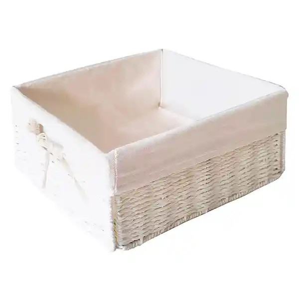 Hacks & Racks Canasto Plegable Papel Tejido Bajo 15 x 30 x 30 cm