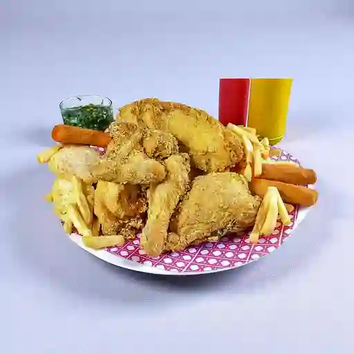 Medio pollo broaster